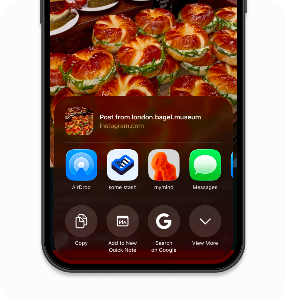 Save from any app